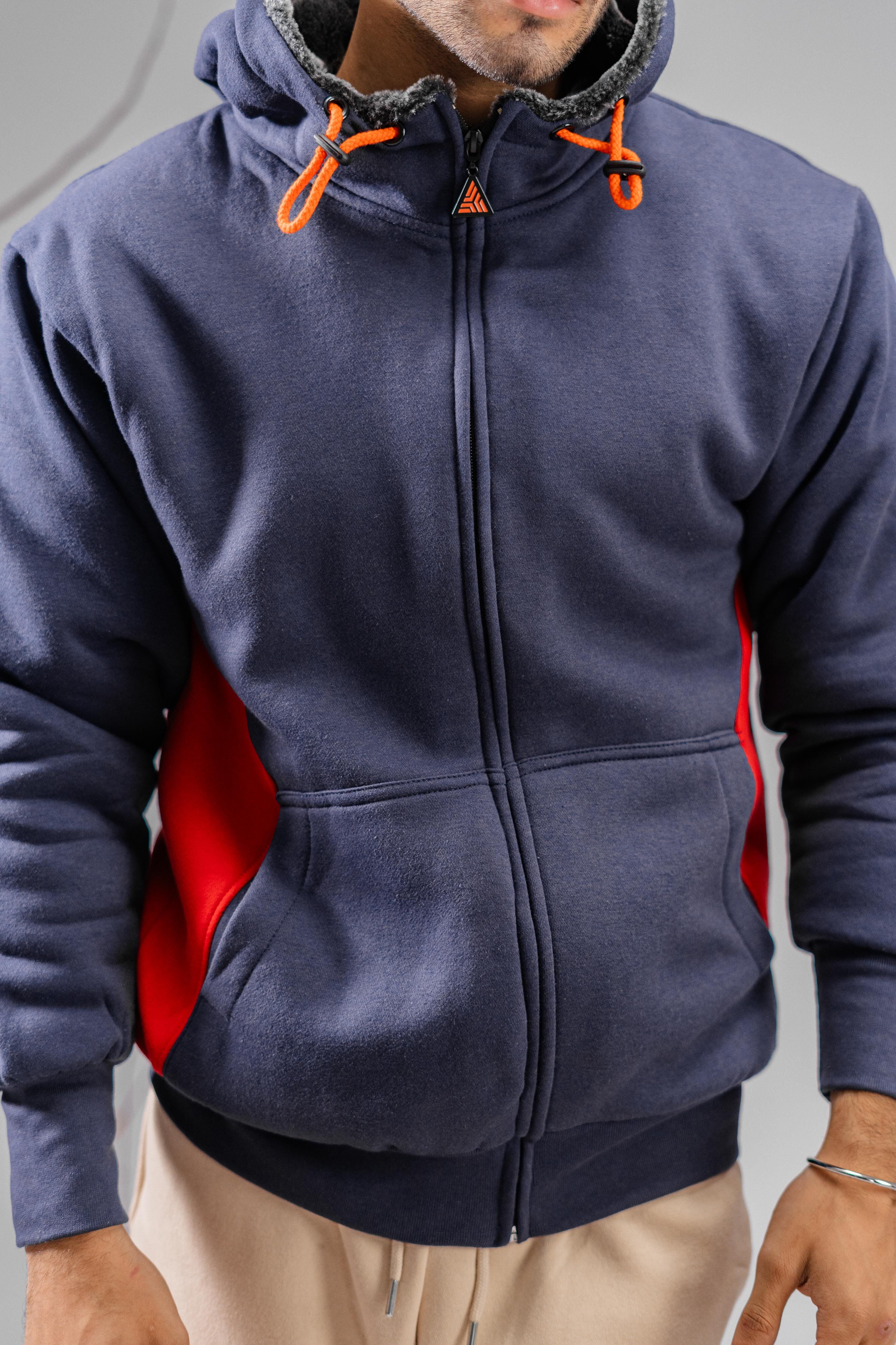 Navy & Red