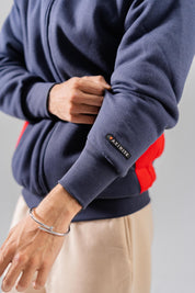 Navy & Red