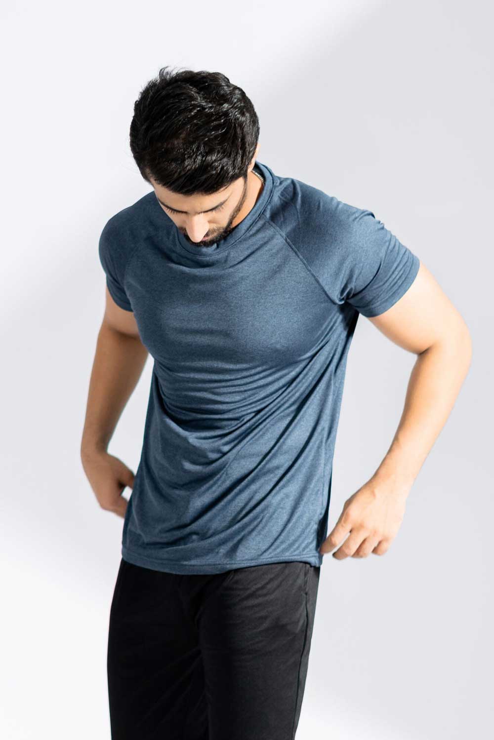 Polo Athletica Men's Activewear Raglan Sleeve Tee Shirt