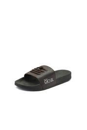 Black Camel Men's Lace-Up Design Slide Slippers Men's Shoes Hamza Traders (Sale Basis) 