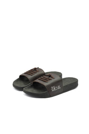 Black Camel Men's Lace-Up Design Slide Slippers Men's Shoes Hamza Traders (Sale Basis) Brown EUR 39 