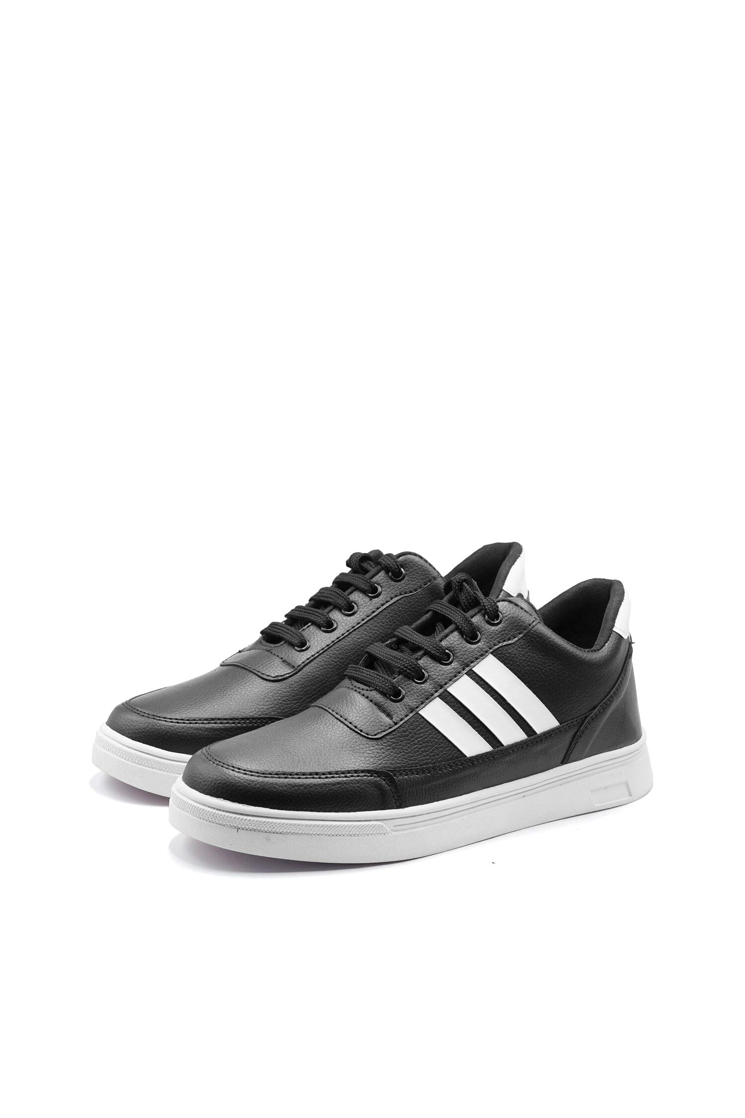 Black Camel Men's Contrast Sole Sneaker Men's Shoes Hamza Traders (Sale Basis) Black & White EUR 39 