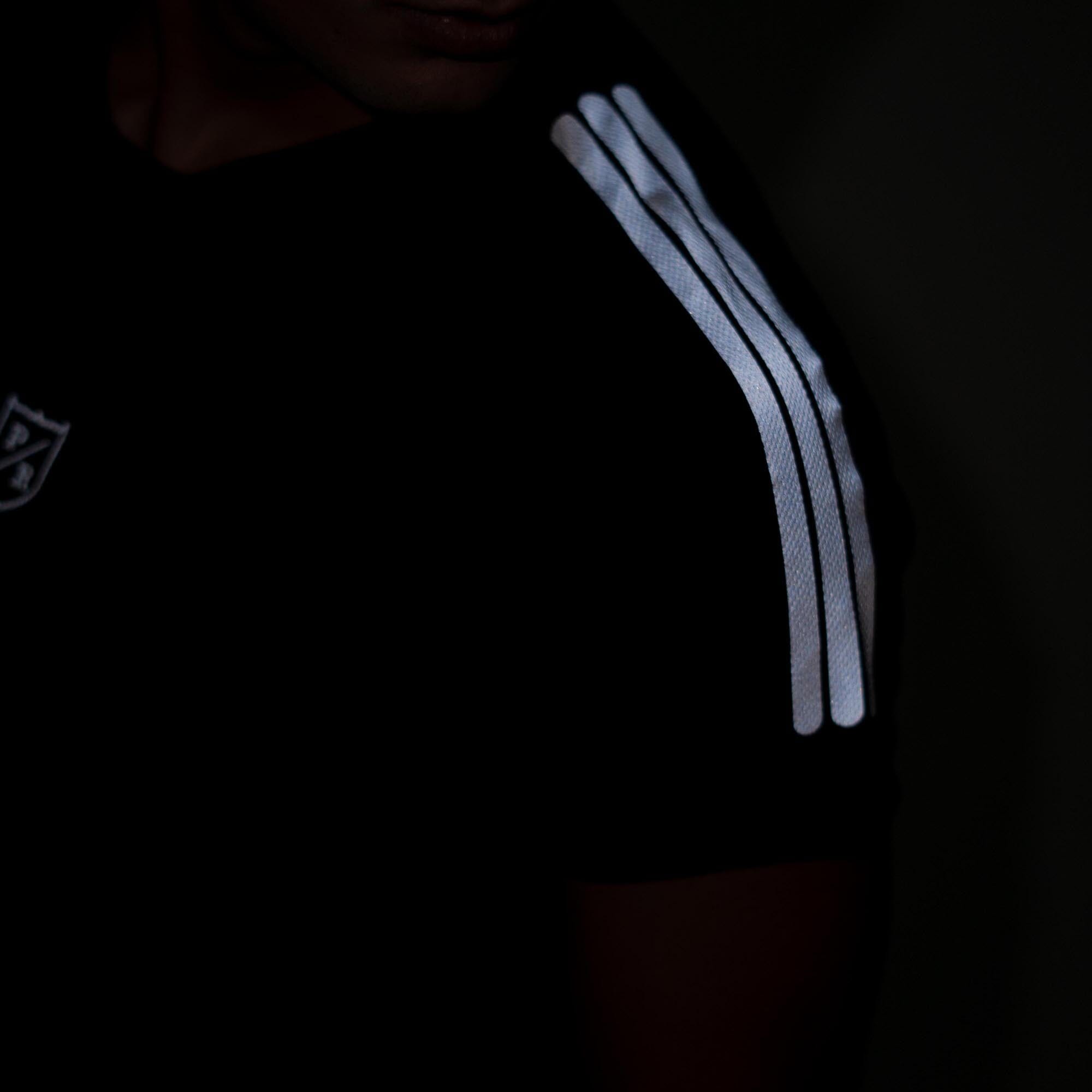 Polo Republica Men's PR & Shoulder Stripes Printed Activewear Tee Shirt Men's Tee Shirt Polo Republica 