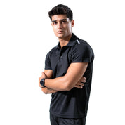 Polo Republica Men's Shoulder And Back Stripes Activewear Polo Shirt Men's Polo Shirt Polo Republica 