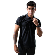 Polo Republica Men's Shoulder And Back Stripes Activewear Polo Shirt Men's Polo Shirt Polo Republica 