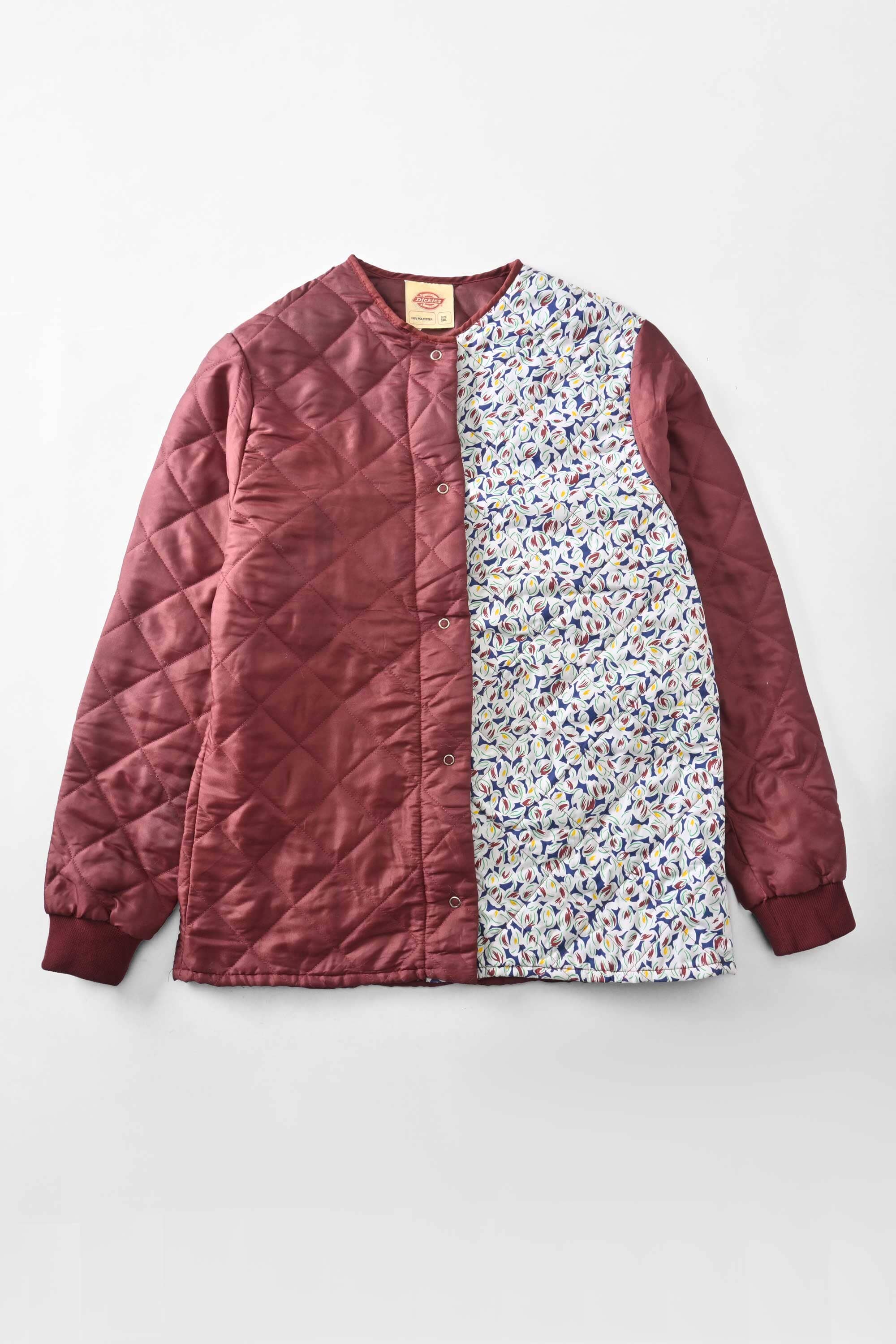 Cut Label Women's Contrast Style Minor Fault Quilted Zipper Jacket Women's Jacket SZK 