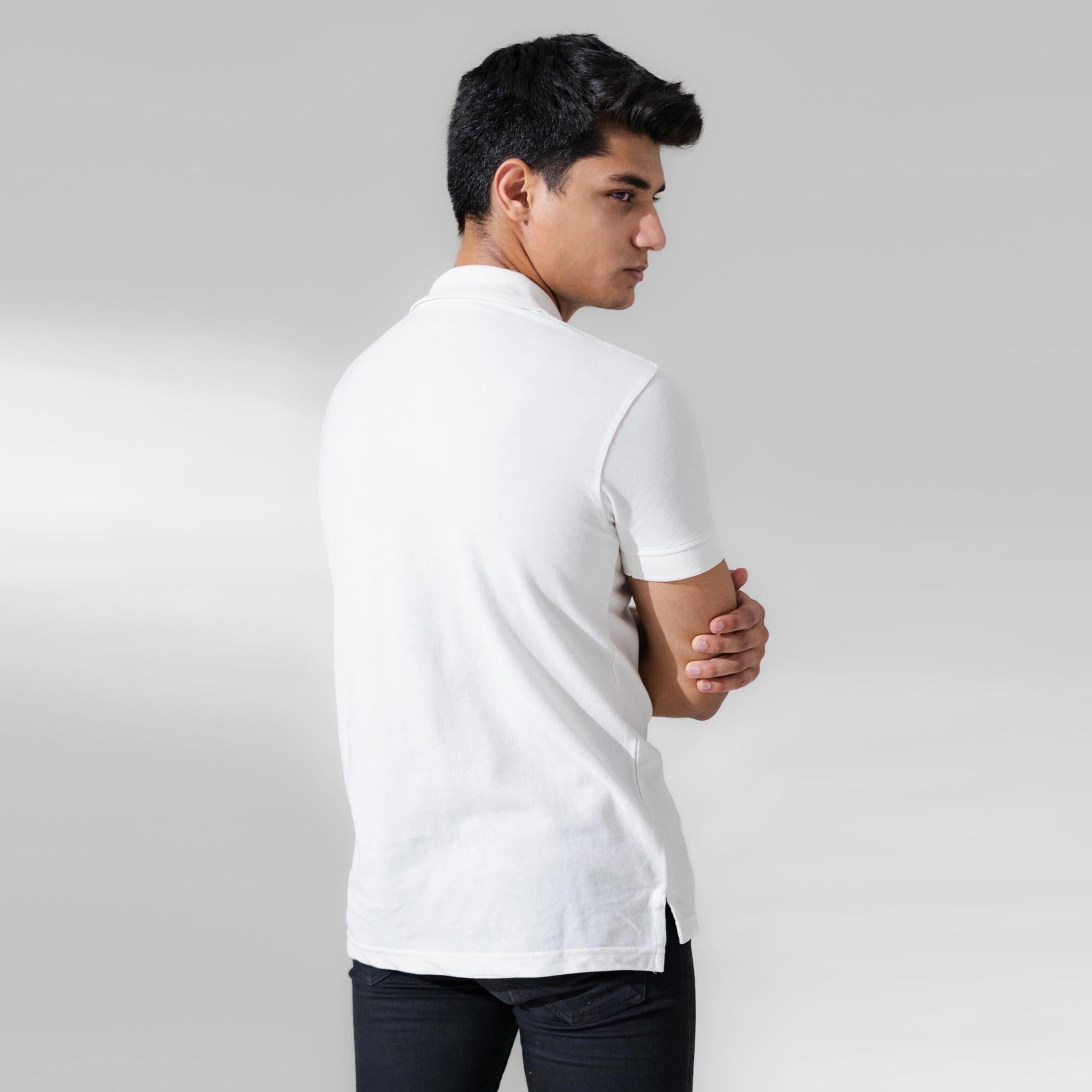 Polo Republica Men's Double Pony & LV Crest Embroidered Polo Shirt Men's Polo Shirt Polo Republica 