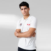 Polo Republica Men's Double Pony & LV Crest Embroidered Polo Shirt Men's Polo Shirt Polo Republica 