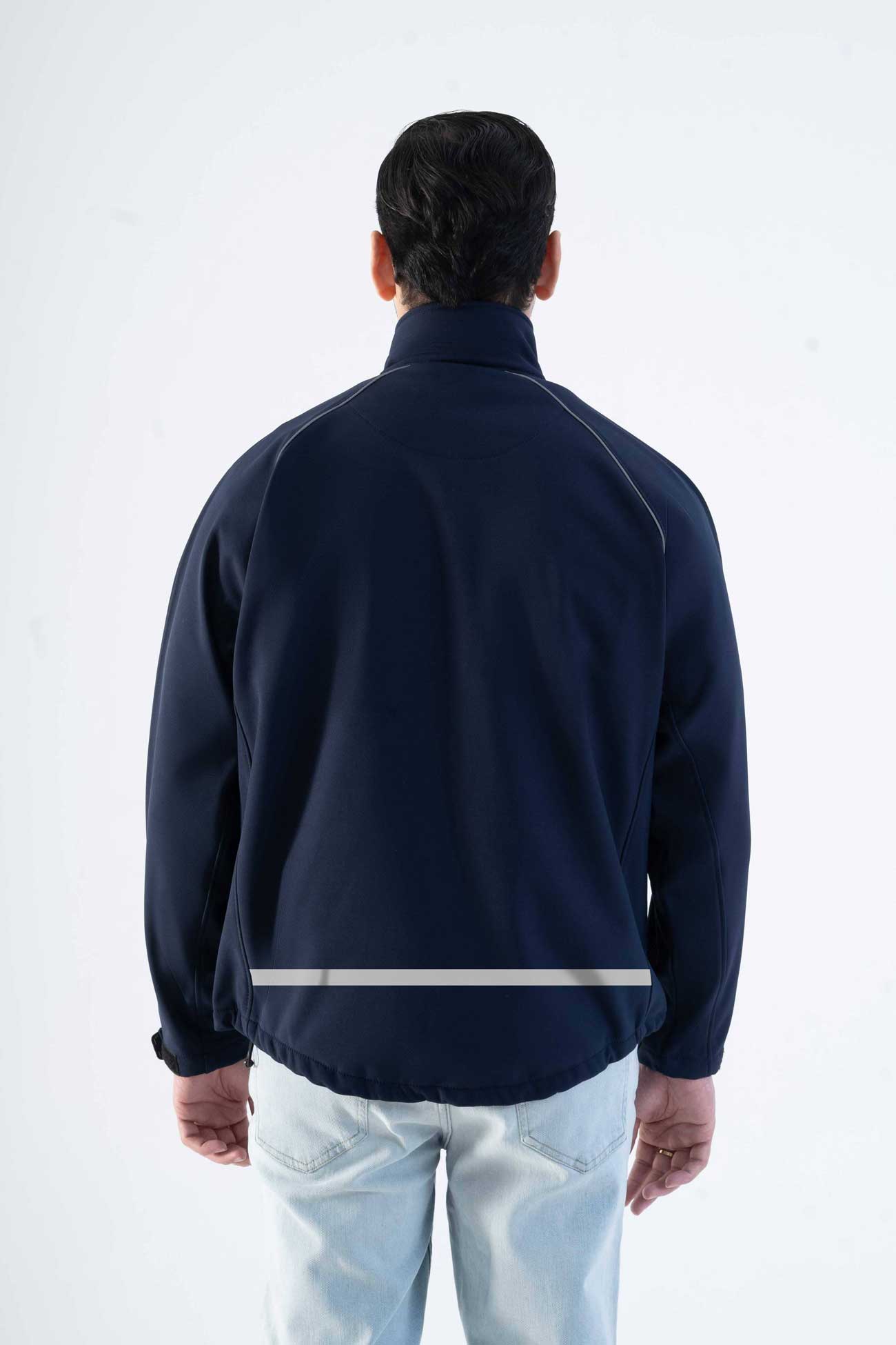 USQUARED Back Reflective Stripe Performance Softshell Jacket