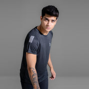 Polo Republica Men's Pony & Three Stripes Printed Activewear Tee Shirt Men's Tee Shirt Polo Republica 