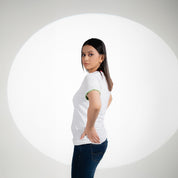 Women's Emmen Short Sleeve V-Neck Minor Fault Tee Shirt Minor Fault Image 