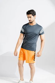 Polo Athletica Men's Shoulder Stripes Activewear Tee Shirt Men's Tee Shirt Polo Republica 