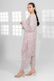 East West Women’s Printed 2 Pcs Stitched Suit