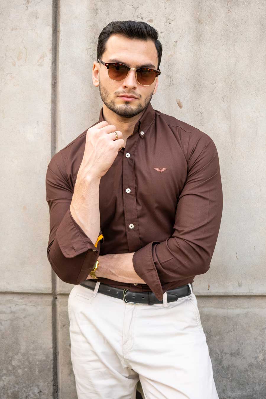 Brown