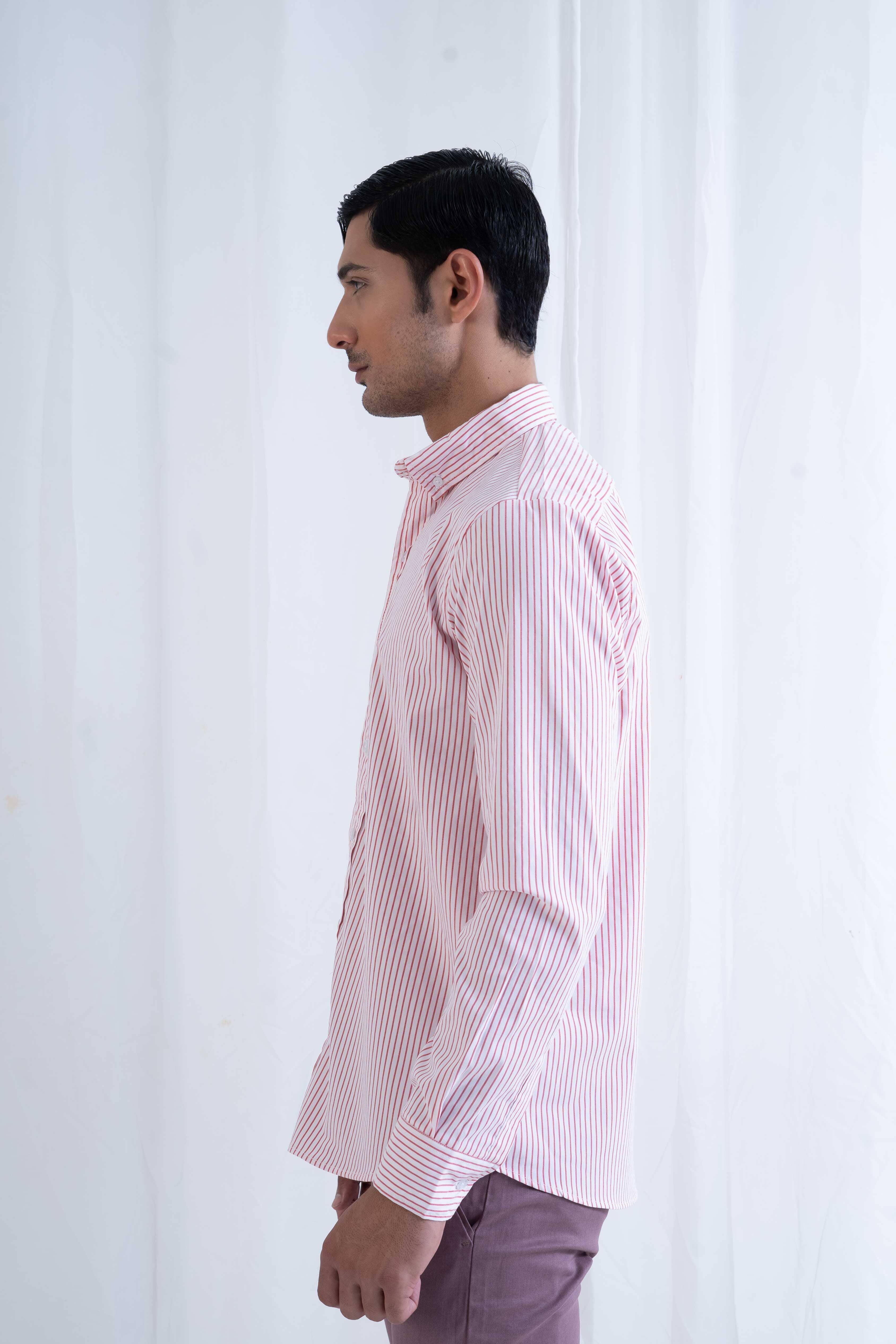 Polo Republica Men's Striped Button-Down Shirt Men's Casual Shirt Polo Republica 