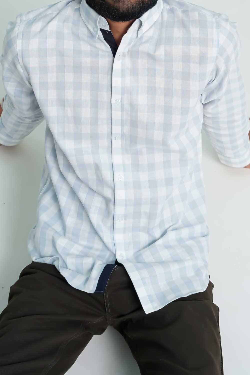 Eternity Men's Slim Fit Button Down Casual Shirt