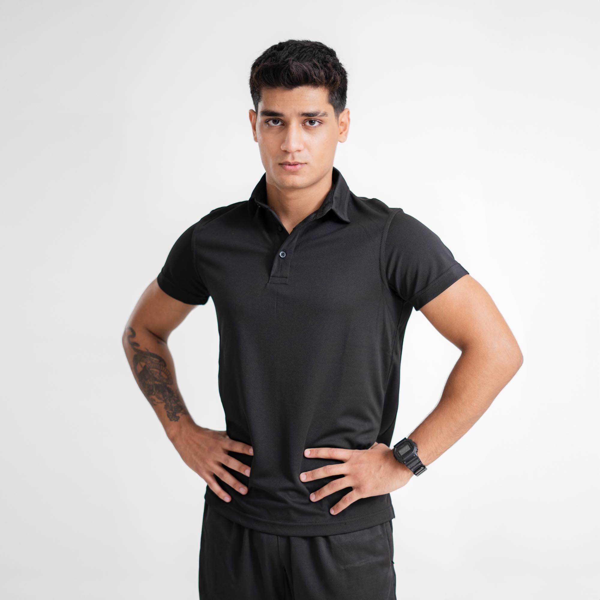 Polo Republica Men's Essentials Activewear Polo Shirt Minor Fault - Moisture Wicking Minor Fault Polo Republica 