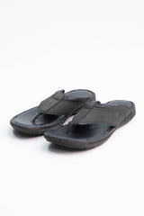 Men's Thong Style Soft Leather Slides