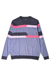 Fashion Men's Contrast Panels Design Sweater Men's Sweat Shirt First Choice 