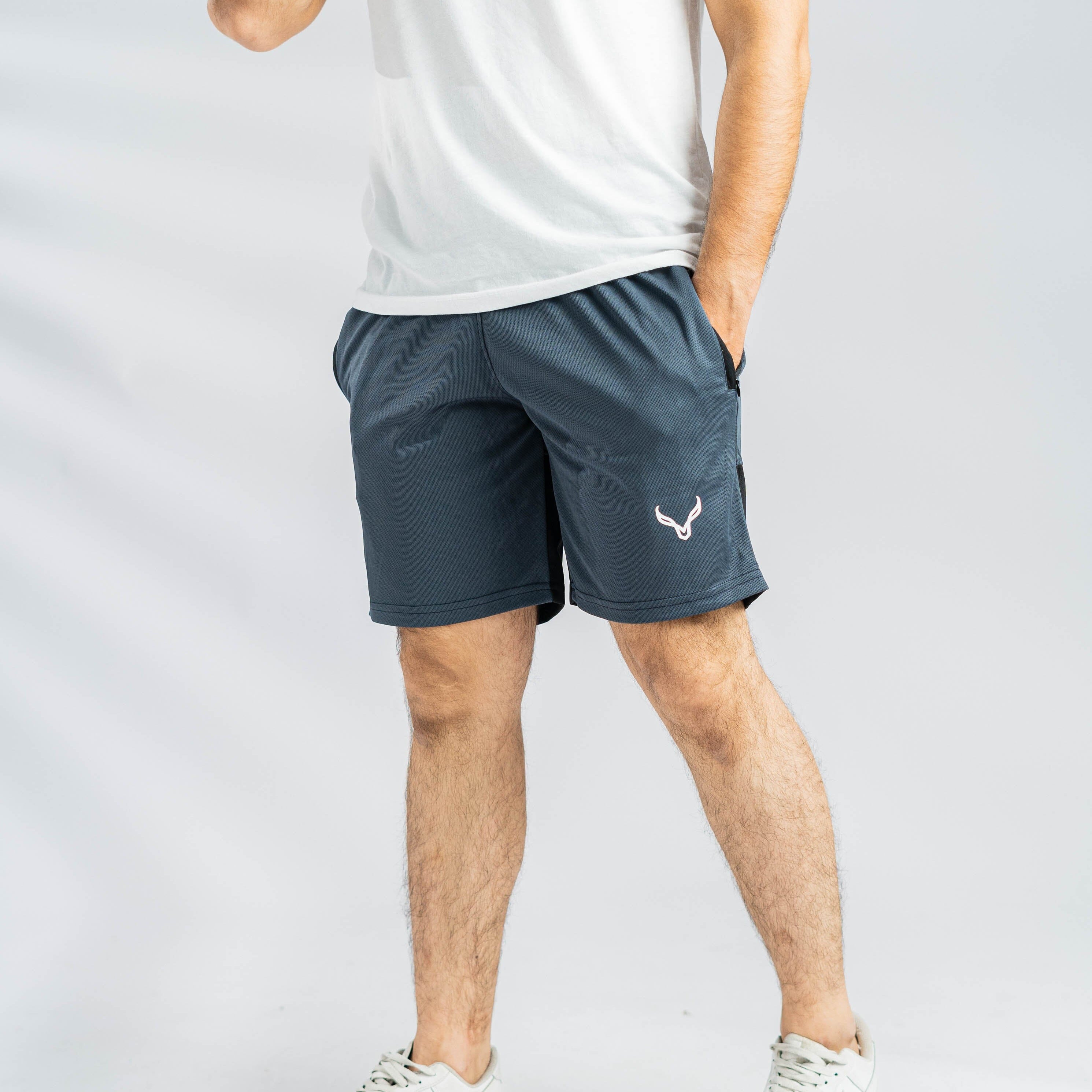 Polo Athletica Men's Rapid-Dry Gym Activewear Shorts with Side Panel Men's Shorts Polo Republica 