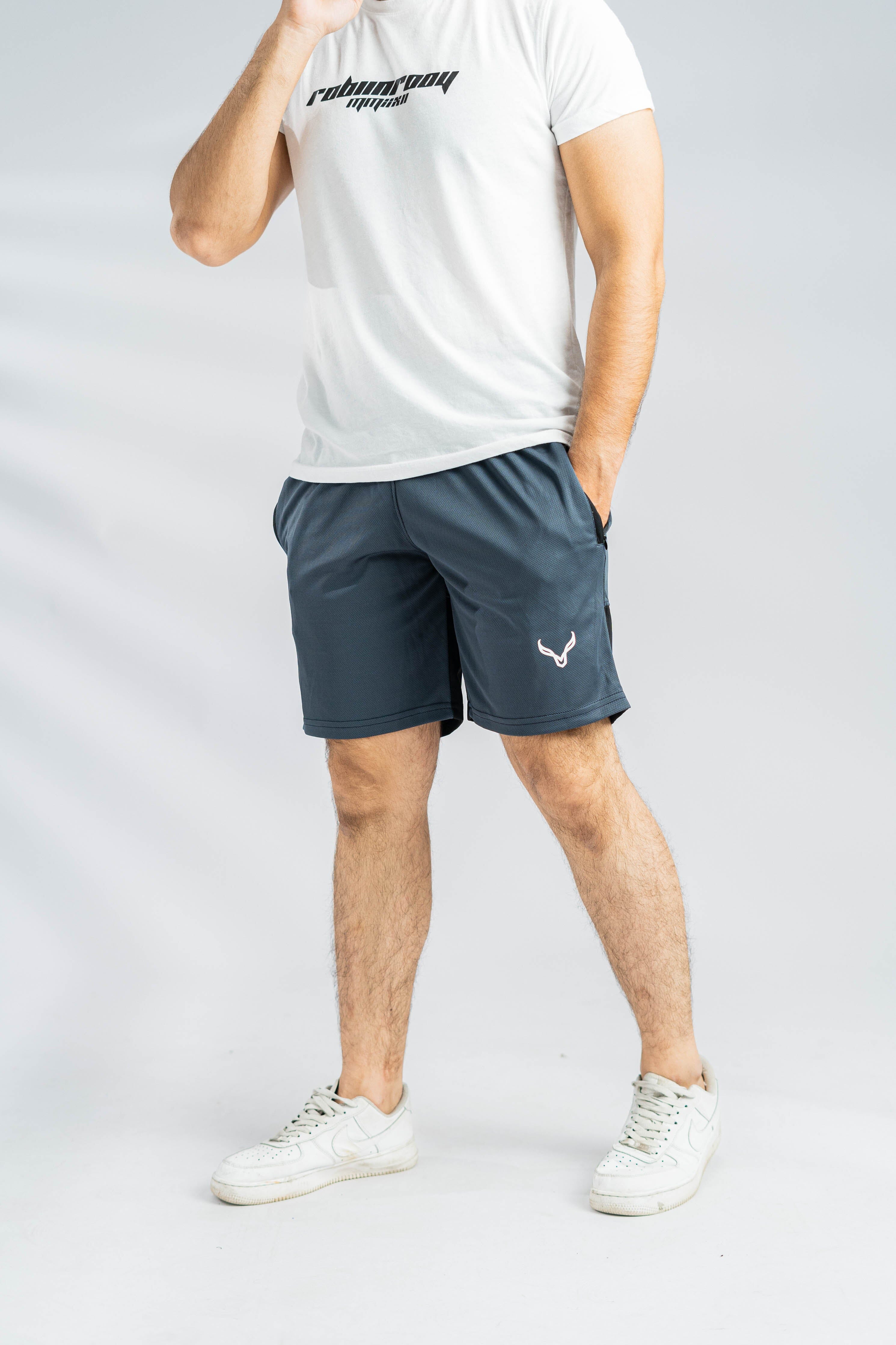 Polo Athletica Men's Rapid-Dry Gym Activewear Shorts with Side Panel Men's Shorts Polo Republica 