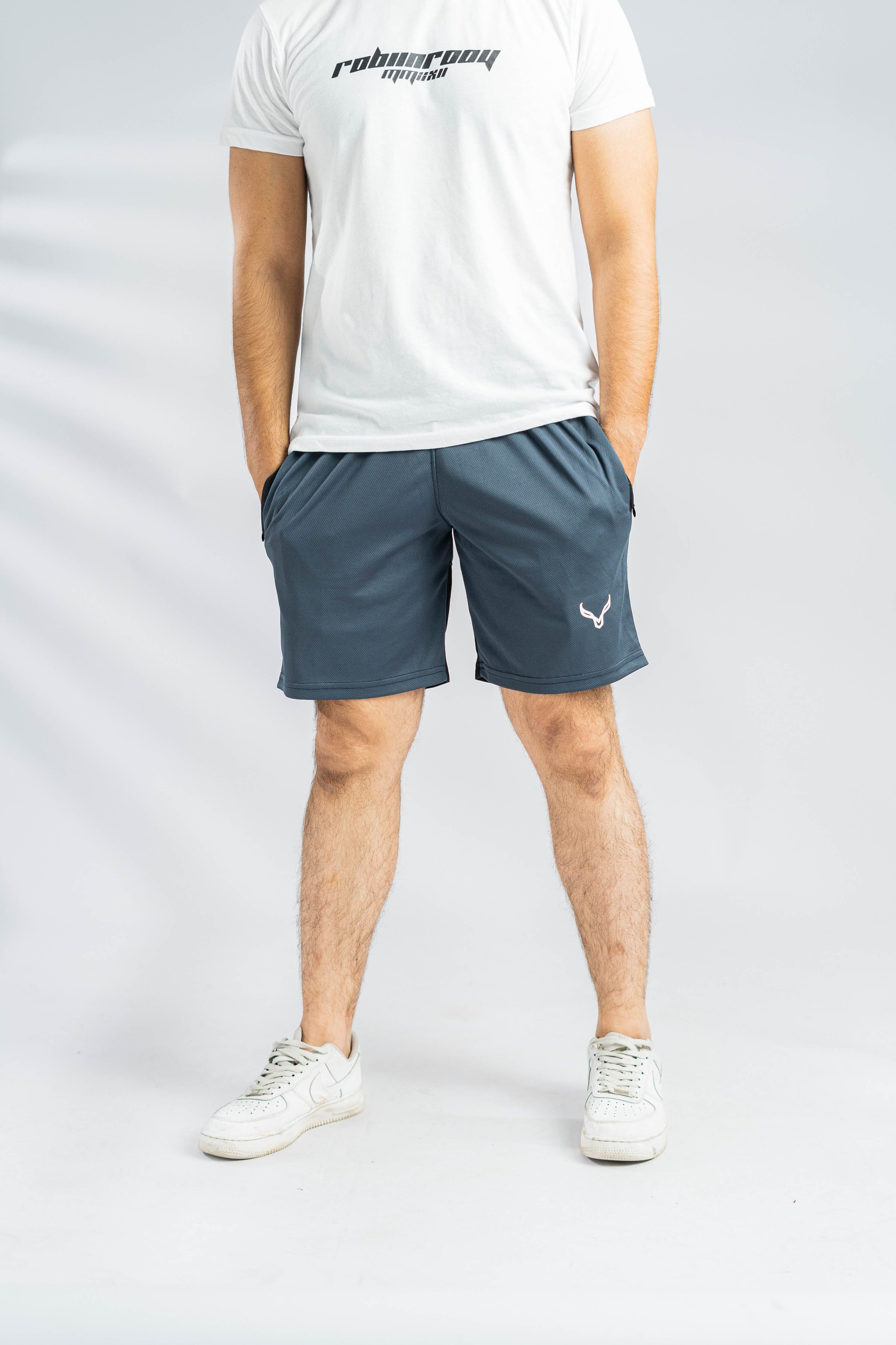 Polo Athletica Men's Rapid-Dry Gym Activewear Shorts with Side Panel Men's Shorts Polo Republica 