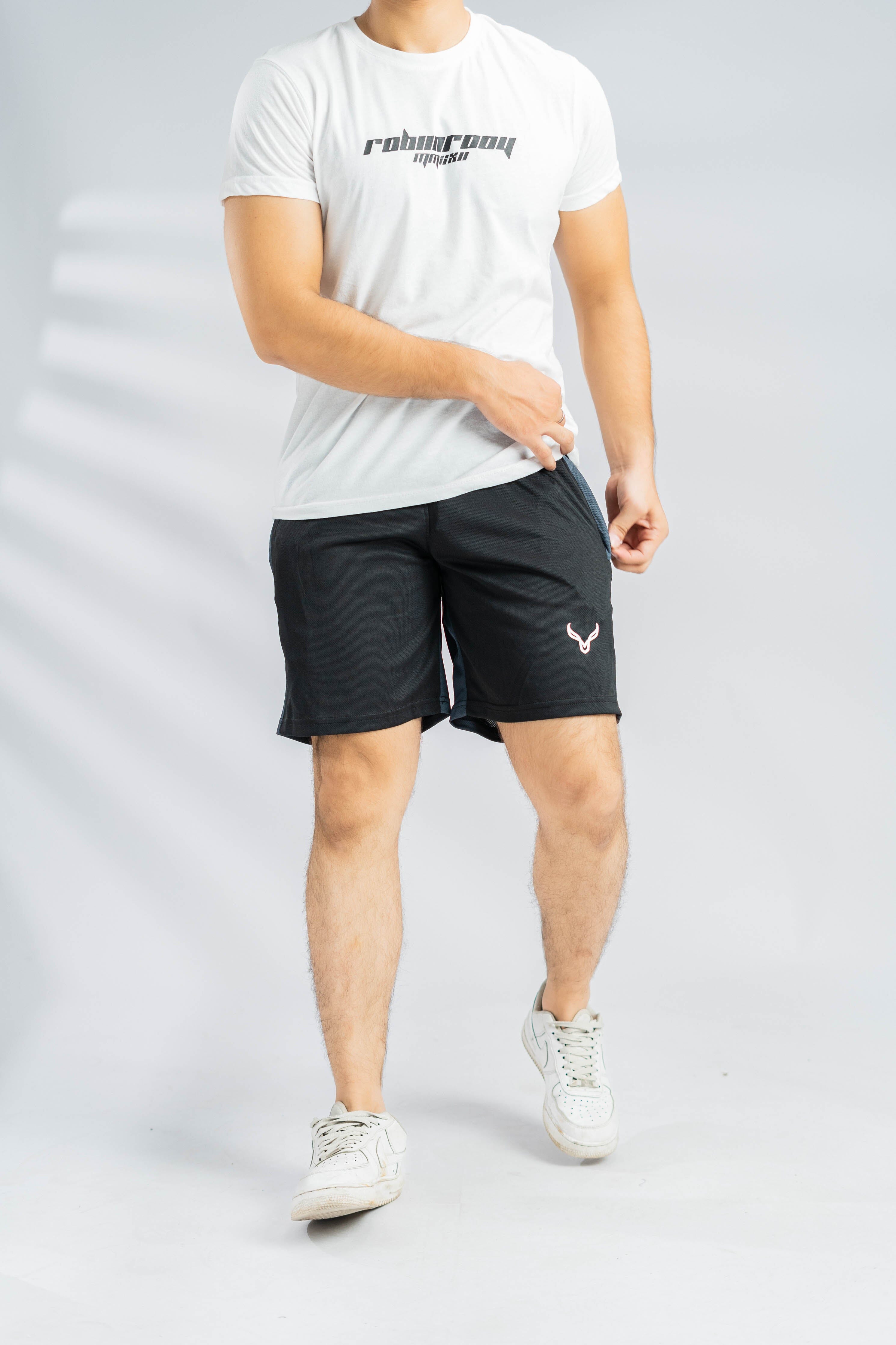 Polo Athletica Men's Rapid-Dry Gym Activewear Shorts with Side Panel Men's Shorts Polo Republica 
