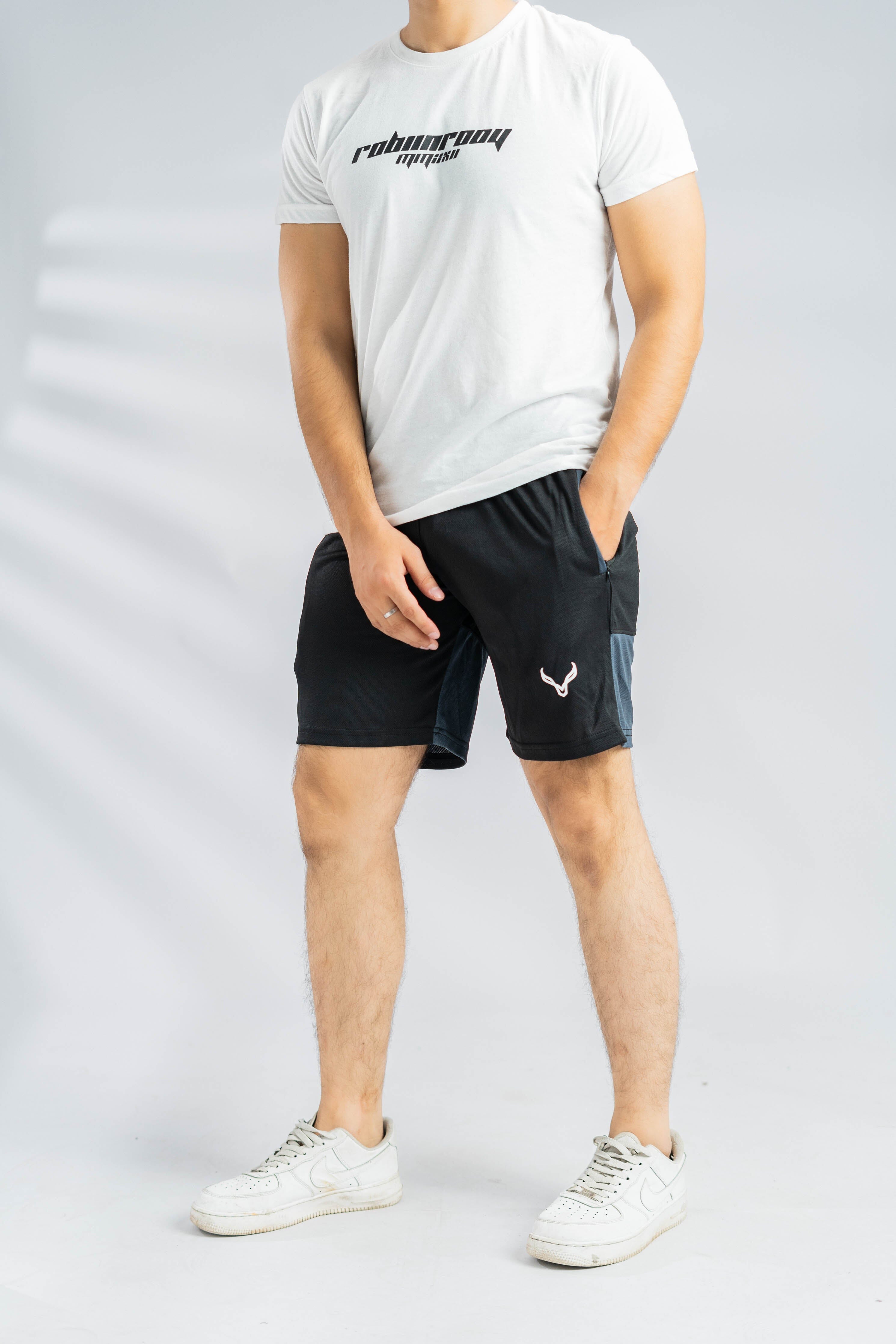 Polo Athletica Men's Rapid-Dry Gym Activewear Shorts with Side Panel Men's Shorts Polo Republica 
