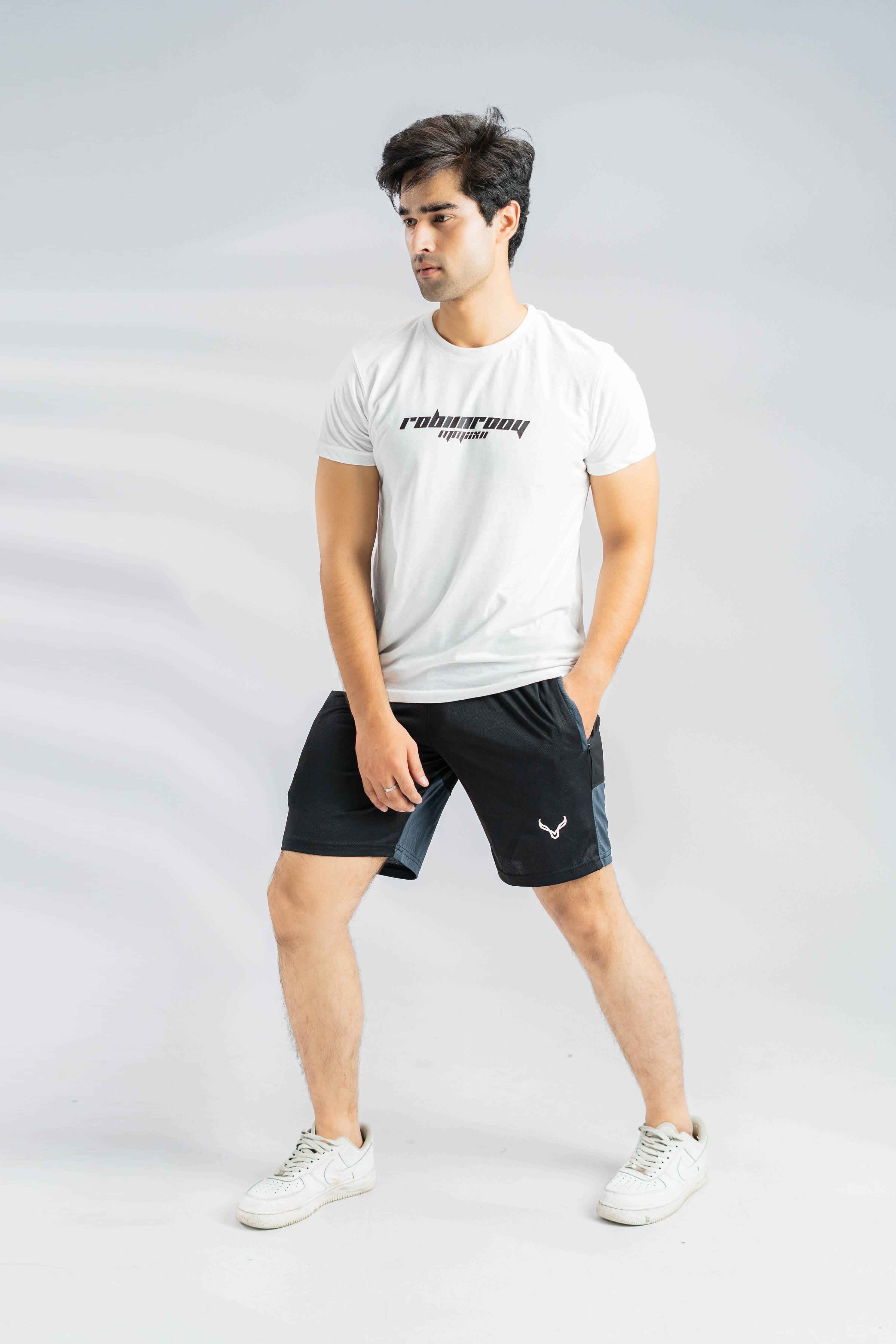 Polo Athletica Men's Rapid-Dry Gym Activewear Shorts with Side Panel Men's Shorts Polo Republica 