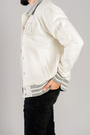 Primark Unisex Tiger Embroidered Baseball Varsity Fleece Jacket Men's Jacket HAS Apparel 