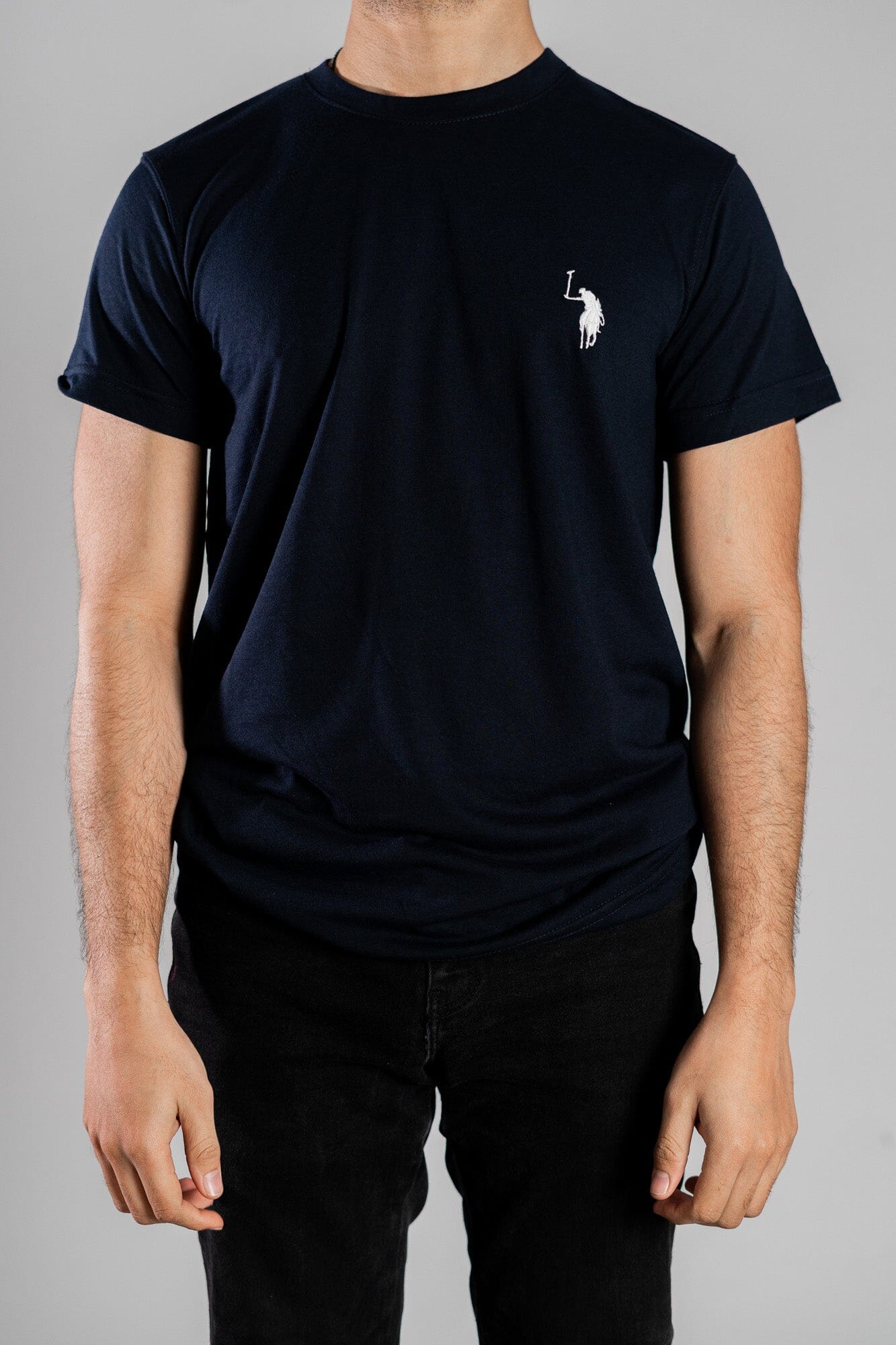 Navy & White
