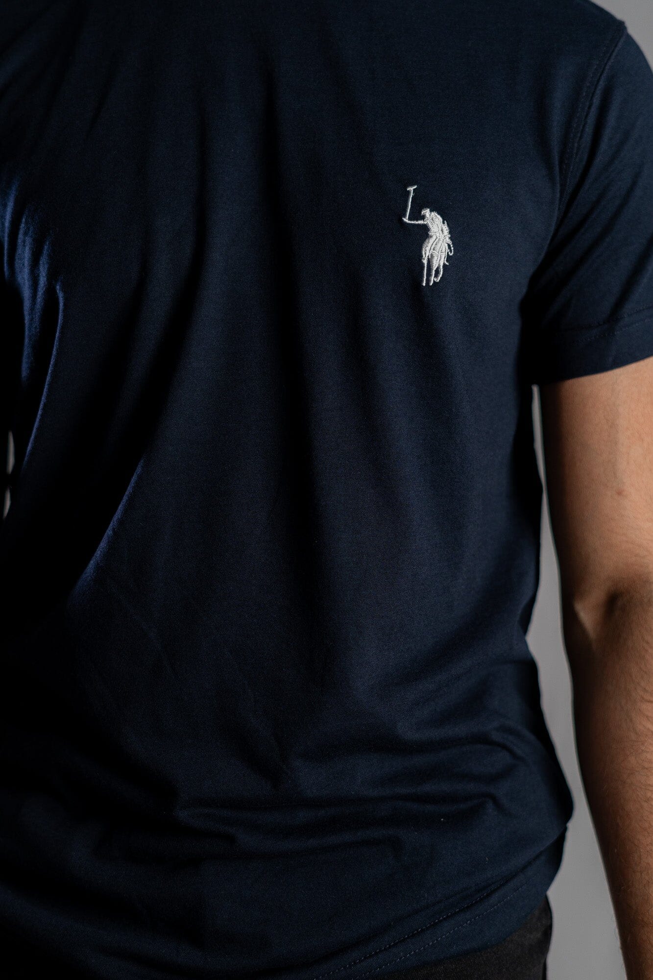 Navy & White