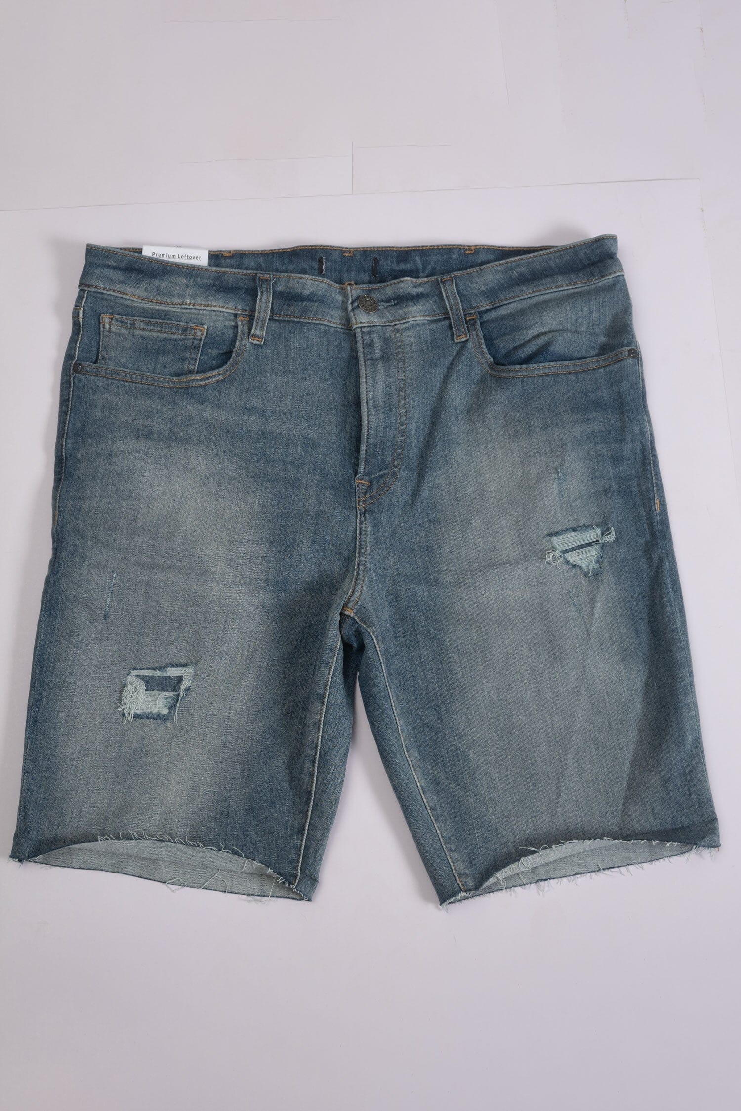 Denim Men's Faded Wash Distressed Shorts Men's Shorts SRK 30 21 