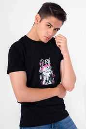 Polo Republica Men's Baka Printed Crew Neck Tee Shirt
