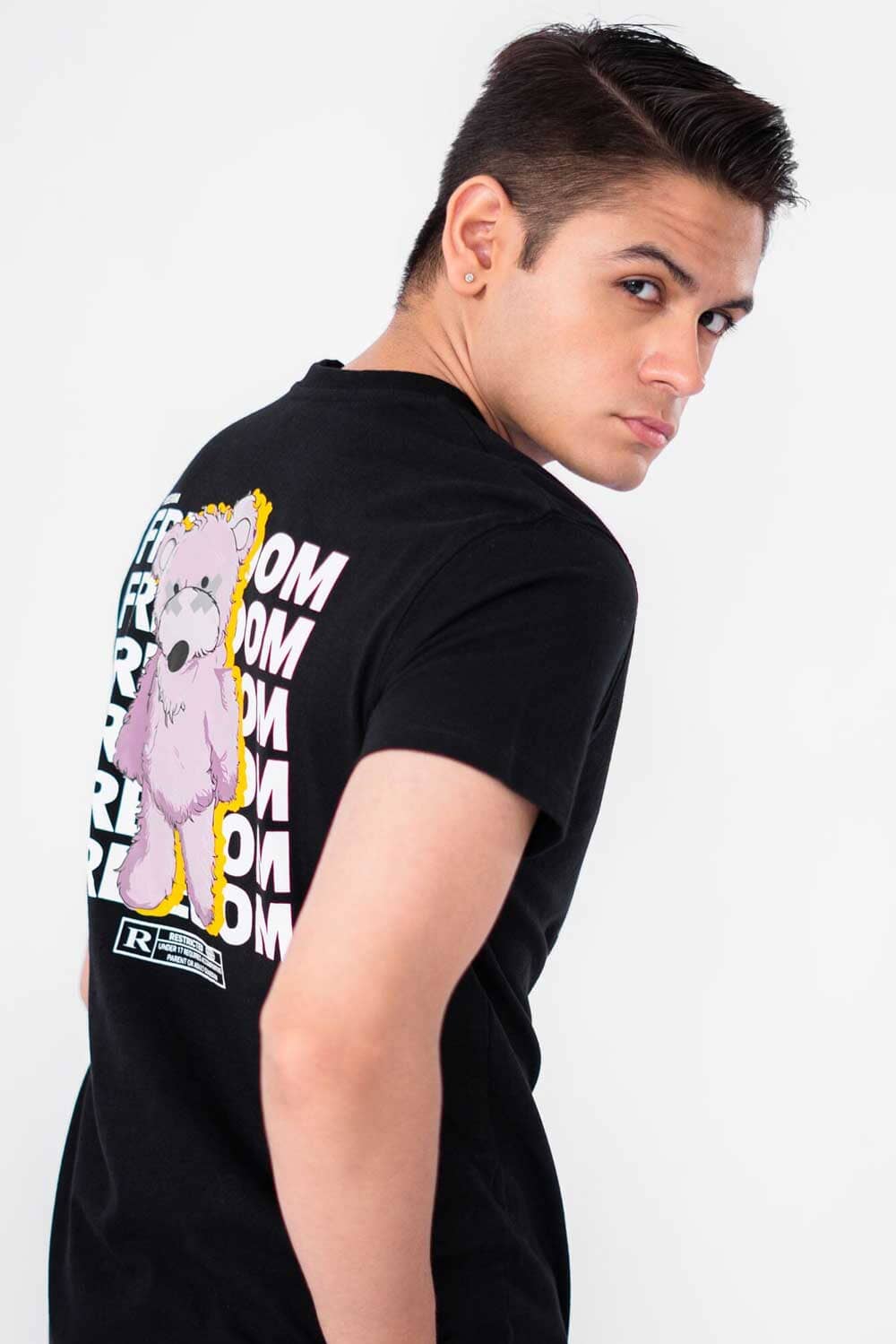 Polo Republica Men's Baka Printed Crew Neck Tee Shirt