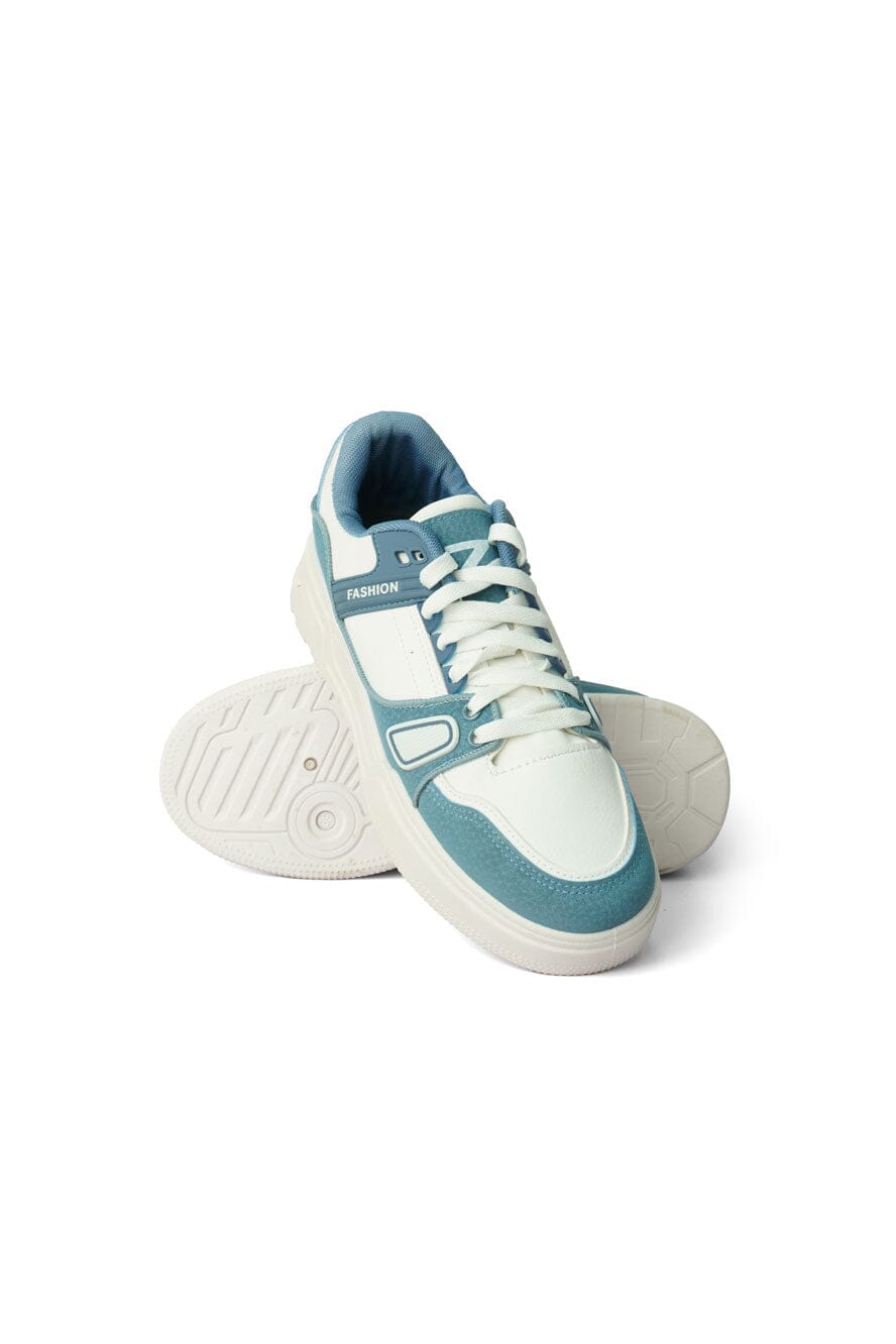 White & Powder Blue
