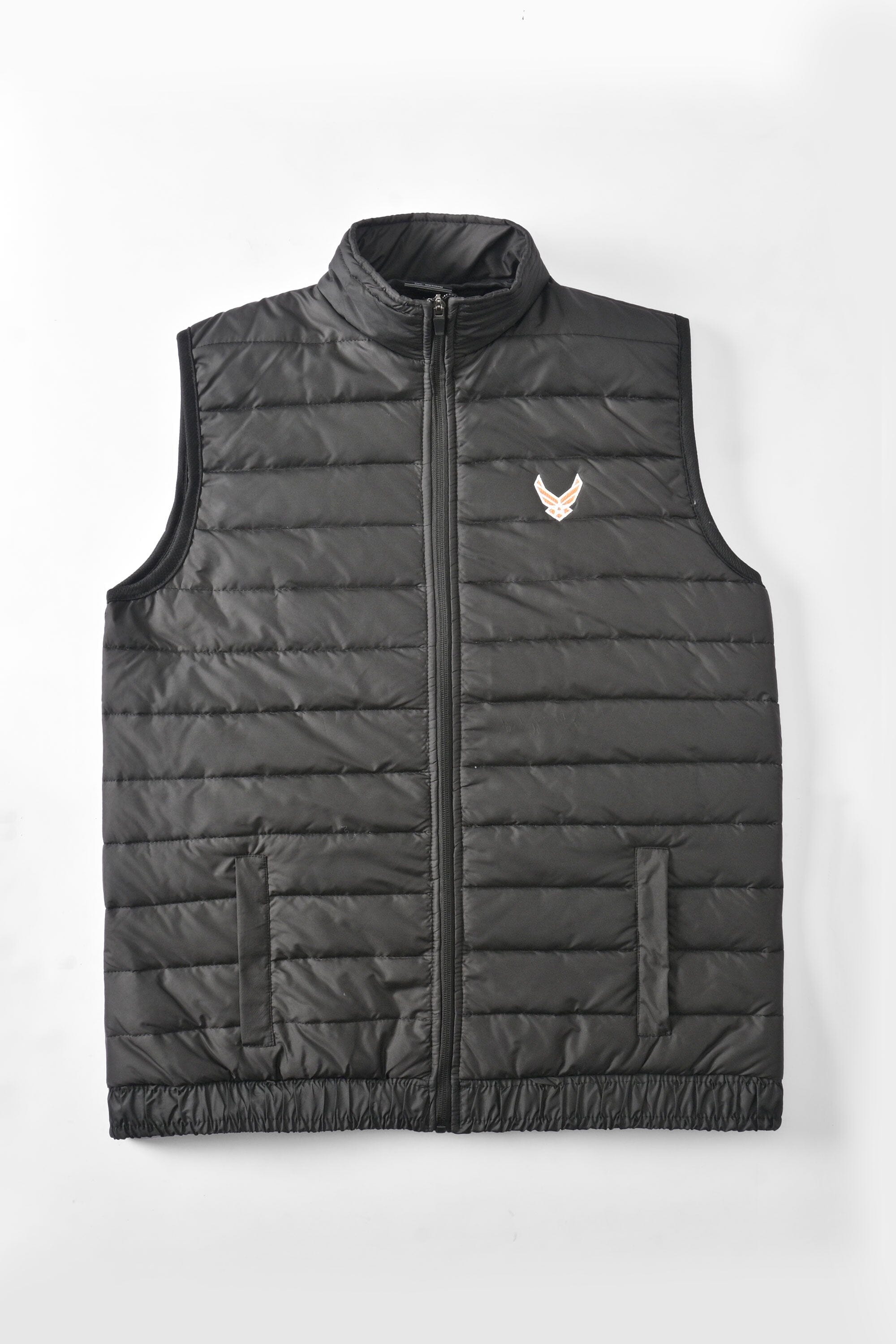 Burnt Soul Men's Logo Embroidered Puffer Gilet Men's Gilet IBT 