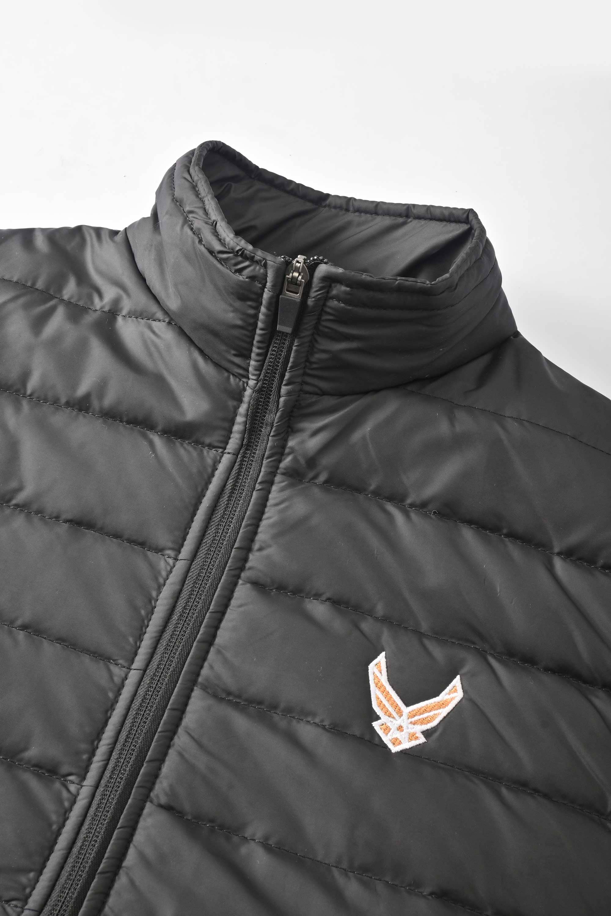 Burnt Soul Men's Logo Embroidered Puffer Gilet Men's Gilet IBT 
