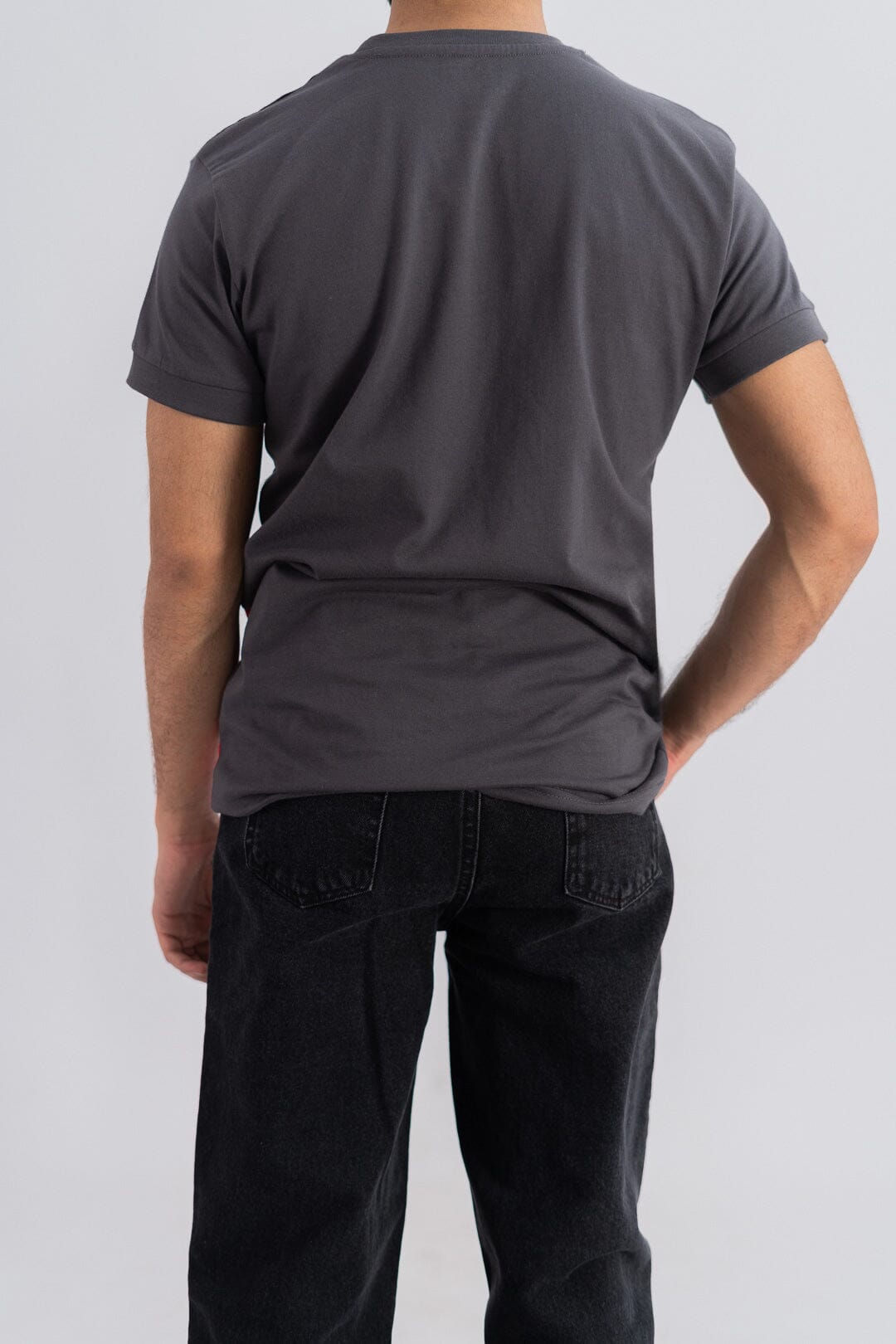 Polo Republica Men's Double Contrast Panel Short Sleeve Tee Shirt Men's Tee Shirt Polo Republica 