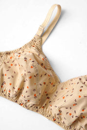 Women's Floral Basic Cotton Bra