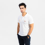 Polo Republica Men's Moose & Crown Crest Embroidered Short Sleeve Polo Shirt Men's Polo Shirt Polo Republica 