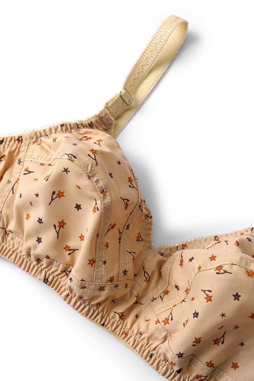 Madona Women's Star Cotton Bra