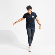 Polo Republica Men's Lion Crest & 5 Polo Embroidered Short Sleeve Polo Shirt Men's Polo Shirt Polo Republica 