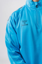 Hummel Men's Shoulder Arrow Activewear Quarter Zipper Sweat Shirt Men's Jacket HAS Apparel 