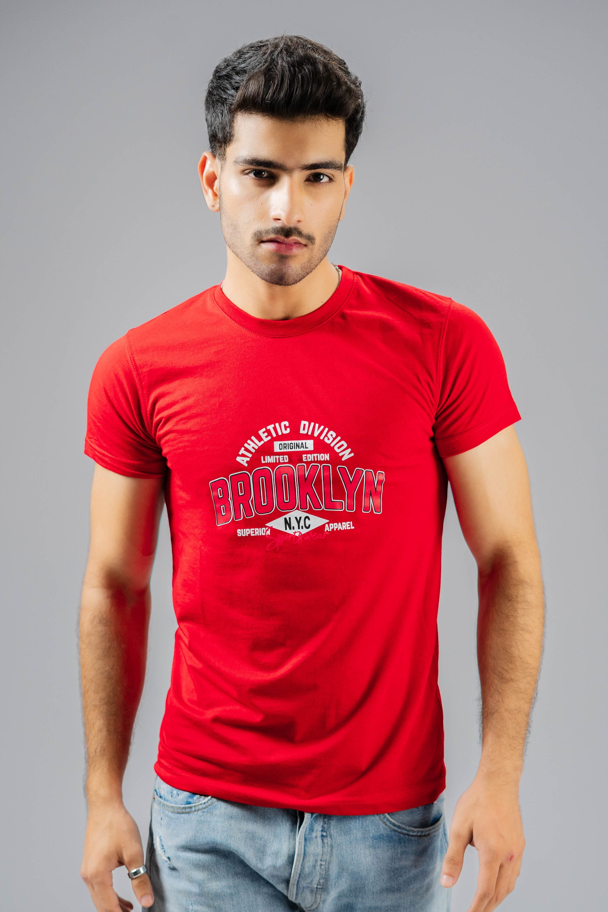 Polo Republica Men's Athletic Division Printed Crew Neck Tee Shirt Men's Tee Shirt Polo Republica 
