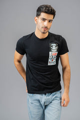 Polo Republica Men's Storm Trooper Printed Crew Neck Tee Shirt