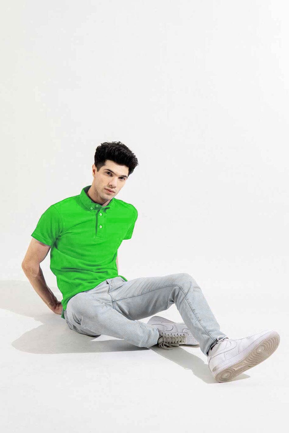 Polo Republica Men's Jetson Button Down Minor Fault Polo Shirt