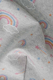 Kid's Rainbow Twin Set - Tee With Shorts