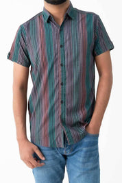 Scanners Men's Printed Casual Shirt