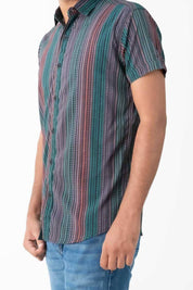 Scanners Men's Printed Casual Shirt
